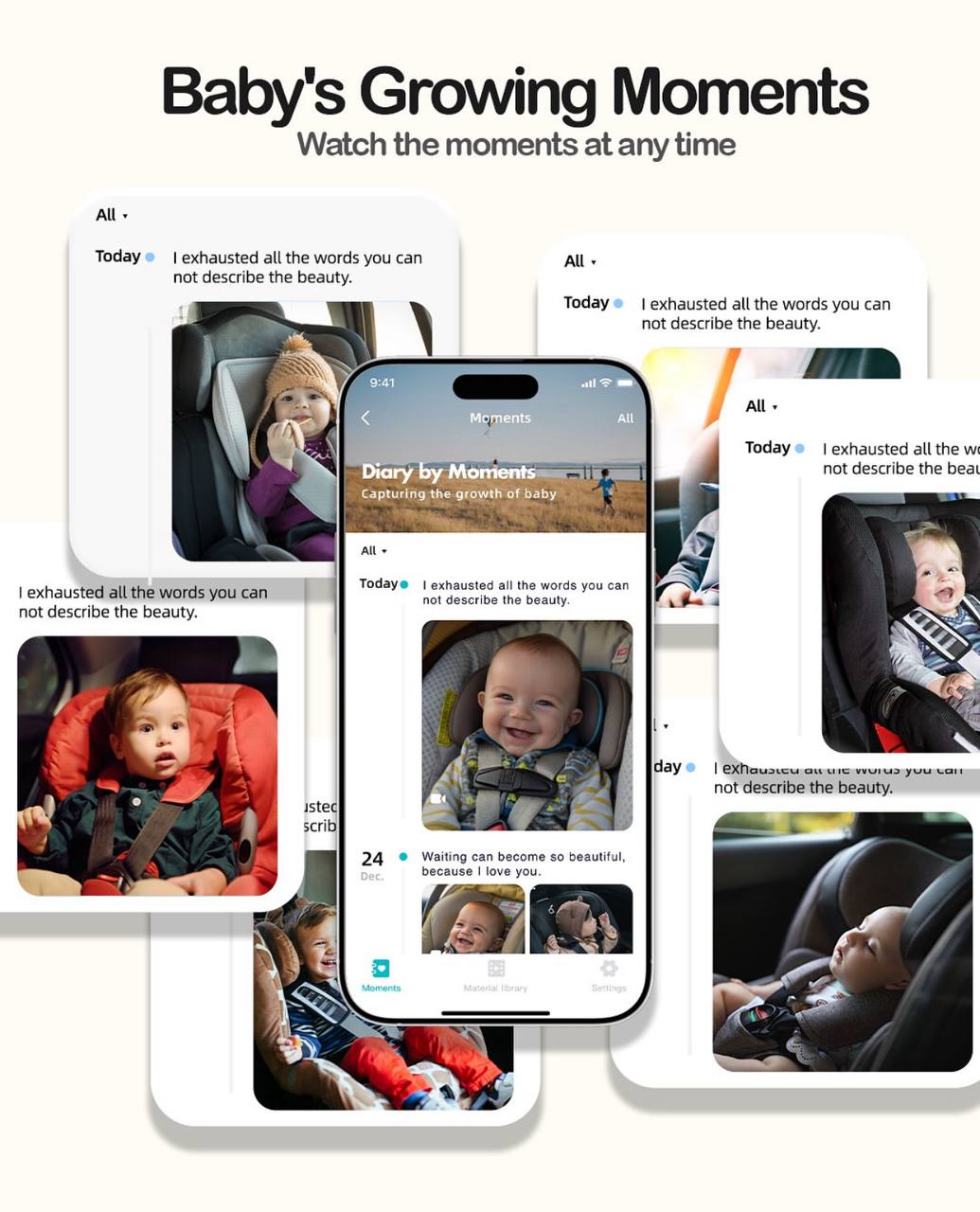 Ellie Baby Car Monitor